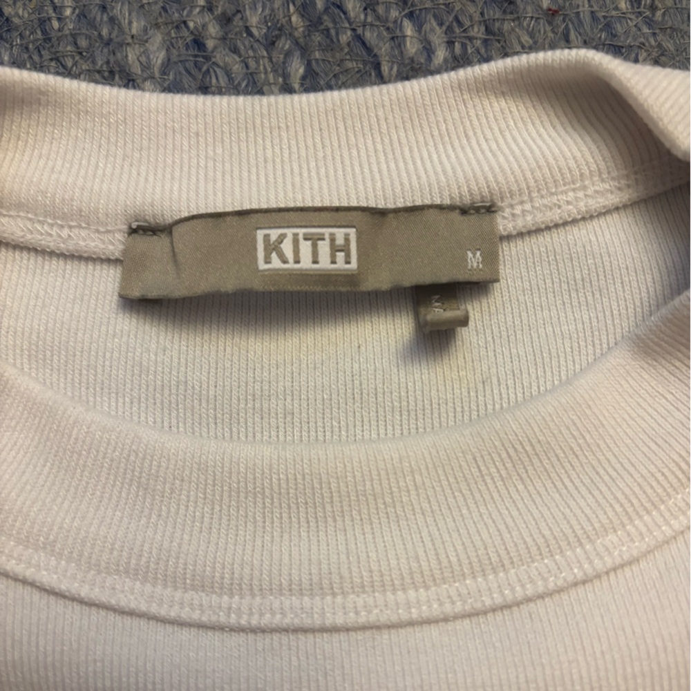 Kith White Ribbed Tee - Picture 3 of 6